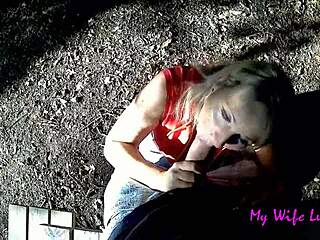 luna wanted my big cock at picnic spot right away