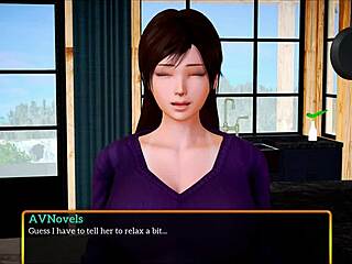 in my new family cartoon, redhead amateur says 'let's have fun'