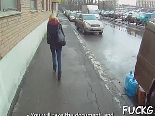 Picked up this hot teen and fucked her bent over on cam 😍