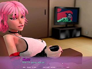 Peeping on my naked stepmom in the bathroom, huge tits exposed!