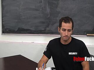 Thief punished with rough blowjob