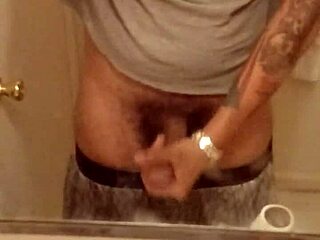 Just showing my huge cock for the camera, wanna see more of this solo action?