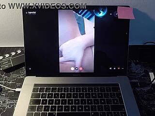 Spanish Milf Fucks Fan on Webcam