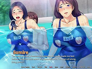 Why is the notorious neighbor cumming for his wife's sex scenes?