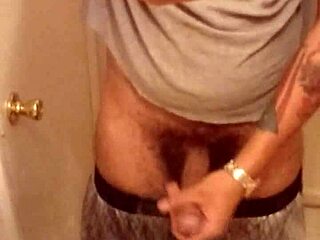 Just showing my huge cock for the camera, wanna see more of this solo action?