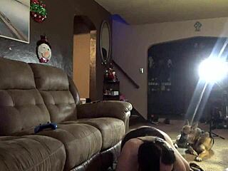 i'm a pregnant milf getting a hot creampie in this intense sex session