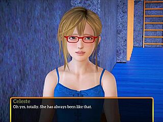 Blonde with small tits plays game.