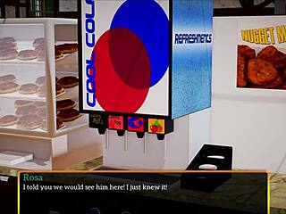 in my new family cartoon, redhead amateur says 'let's have fun'