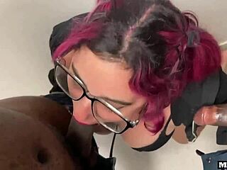 Hot girl with big ass gets fucked by two BBC in laundry room