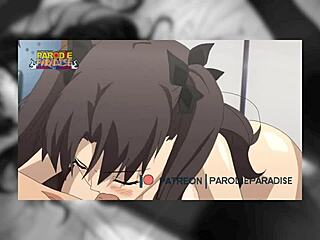 I love watching Tohsaka Rin in this hentai compilation from Fate