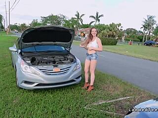 i picked up this natural busty teen hitchhiker and banged her pov