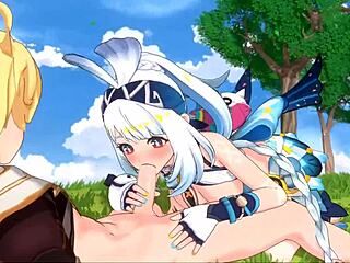 My cute hentai girl takes it deep in 3D action