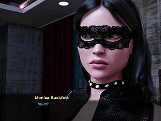 Fashion Business 13 - Monica rubs cock in crowded bar