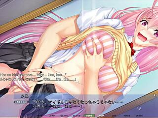 Akumeru family - yunagi route part 4 - feeling up stepsis with massage