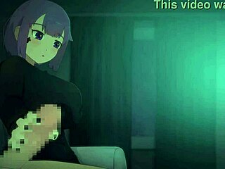 Vel story gives pov handjob in anime