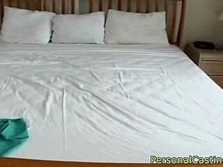 real casting amateur rides cock in close up