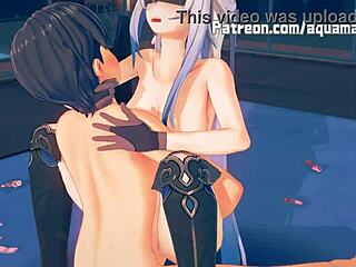 ride me hard in this uncensored honkai sr hentai scene