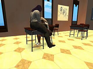 Quantum Lust Ep 2 - Intense Classroom Fucking