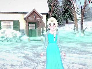 elsa gets fucked the night before christmas in free pov frozen fantasy