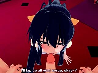 akeno surprises in hs dxd ntr madness 7