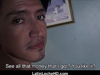 Straight latino guy from ecuador paid for pov encounter with gay stranger.