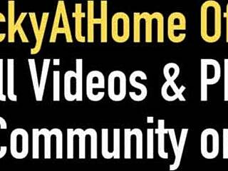 Big boobed blonde Vicky Vette fingers ass while rubbing pussy