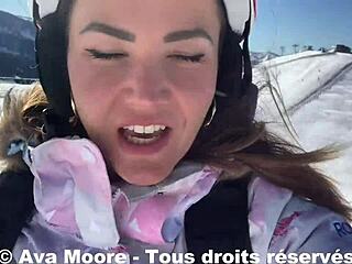 Ava Moore - Skiers Catch Me Goding My Ass