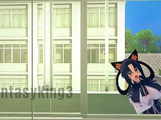 akeno surprises in hs dxd ntr madness 7