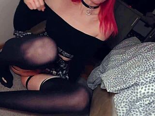 nighttime surprise for daddy with shemale crossdressing action