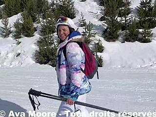 Ava Moore - Skiers Catch Me Goding My Ass