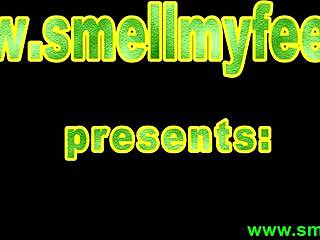 foot smelling session with a twist