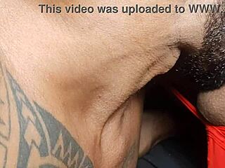 two black guys in a steamy bareback session