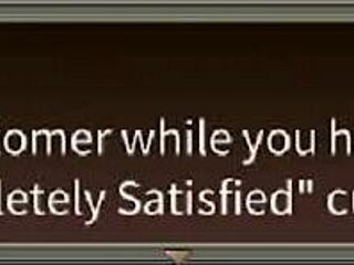 Branded azel offers her big tits for monster cocks in hentai