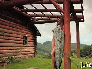 Pretty Teen Gal Uses Huge Sex-Toy For Pussy Fingering.