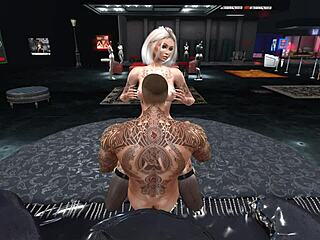 Second life - russian sexy teen loves big cock in hardcore scene