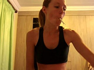 Blowjob And Cum Facial On Brunette's Wet Face