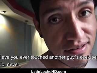 Straight latino guy from ecuador paid for pov encounter with gay stranger.