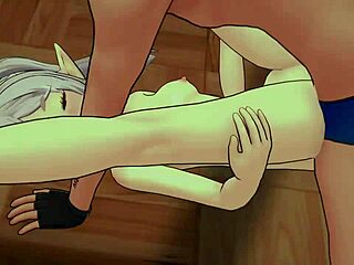 Frieren Gets Fucked On Floor In Sportswear