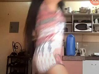 Filipina Dance With Undressing And Striptease