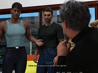 Anna Wears Sexy Red Dress and Black Stockings for Exciting Affection Episode 60!