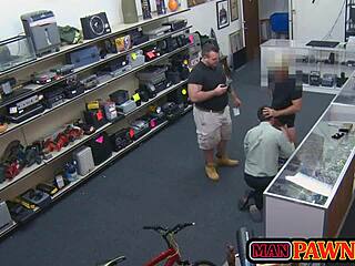 Group of guys enjoying oral activities.