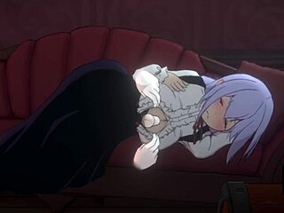 Teen Gets Creampied on Sofa and Toilet