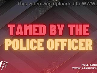 police officer trains with chastity cage in gay m4m story