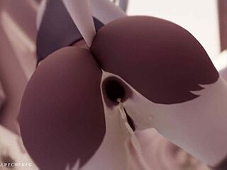 loona's clothed alt hints at wild anal play