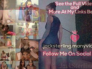 Busty Girlfriend in Leather Gives Sloppy POV Blowjob