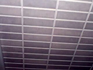 Homemade Bisexual Threesome with Transvestite Humiliated in Toilet