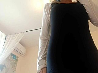 just a treat for stockings and pantyhose fans out there