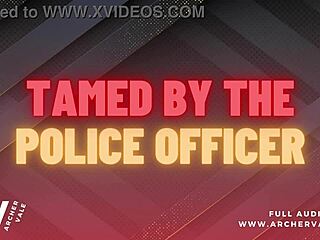 police officer trains with chastity cage in gay m4m story