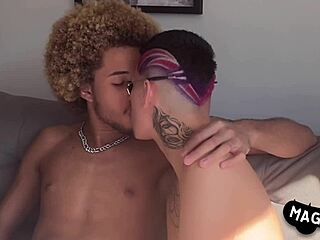 Brazilian Tattoo Skinny Gay Takes Big Cock Assfucking