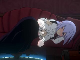 Teen Gets Creampied on Sofa and Toilet